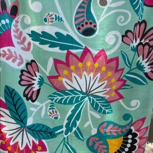 Vera Bradley Mint Flowers Beach Towel